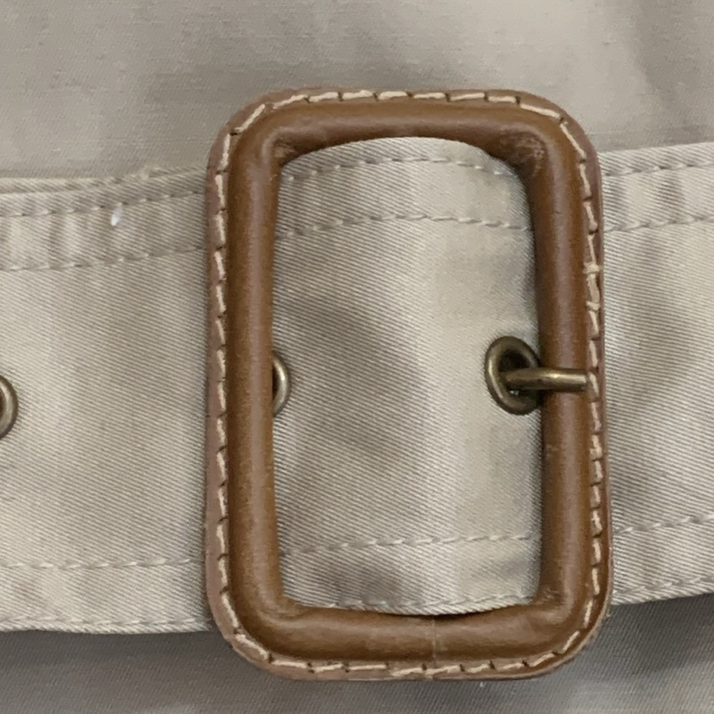 Banana Republic | Golden Beige Water-Resistant Classic Twill Lined Trench Coat M - Picture 5 of 17